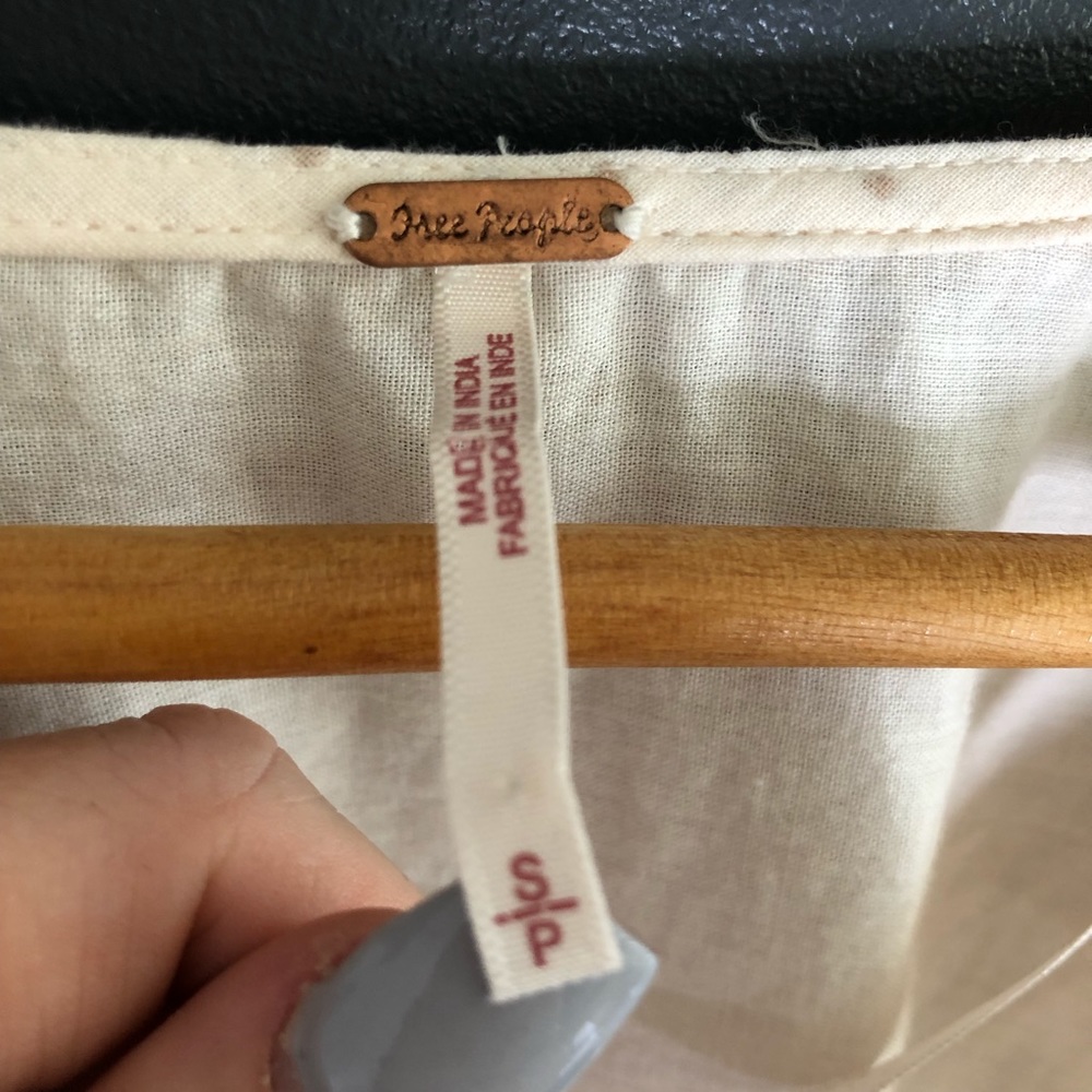 Sheer Free People Sinched Top - Picture 6 of 8